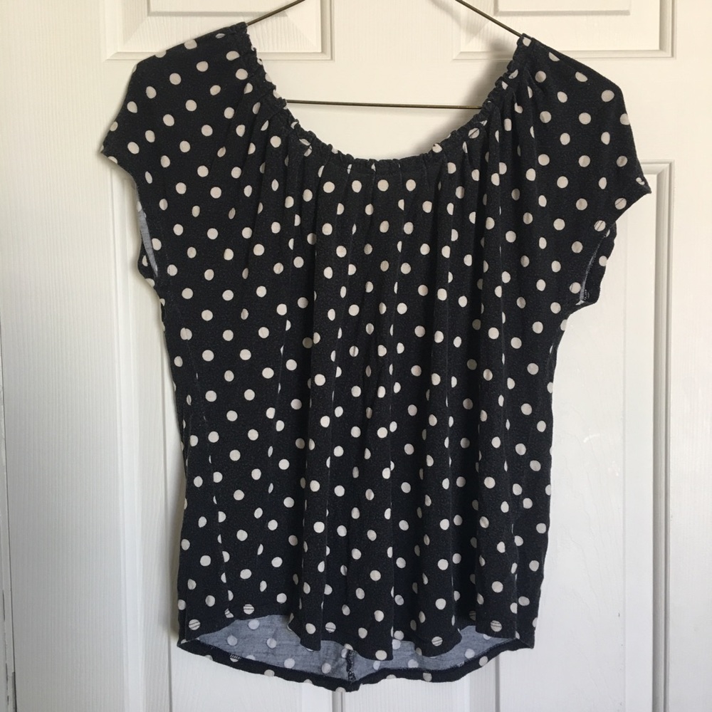 SALE! 3/15$ LC Lauren Conrad Polka Dot Top